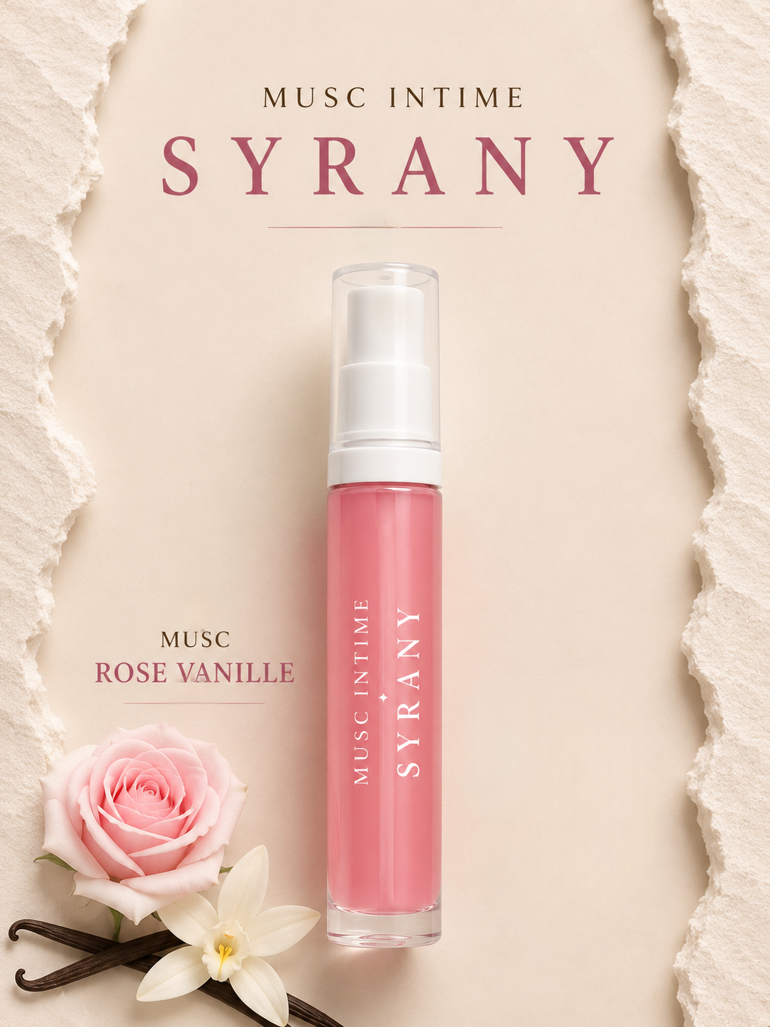 Musc intime Rose vanille