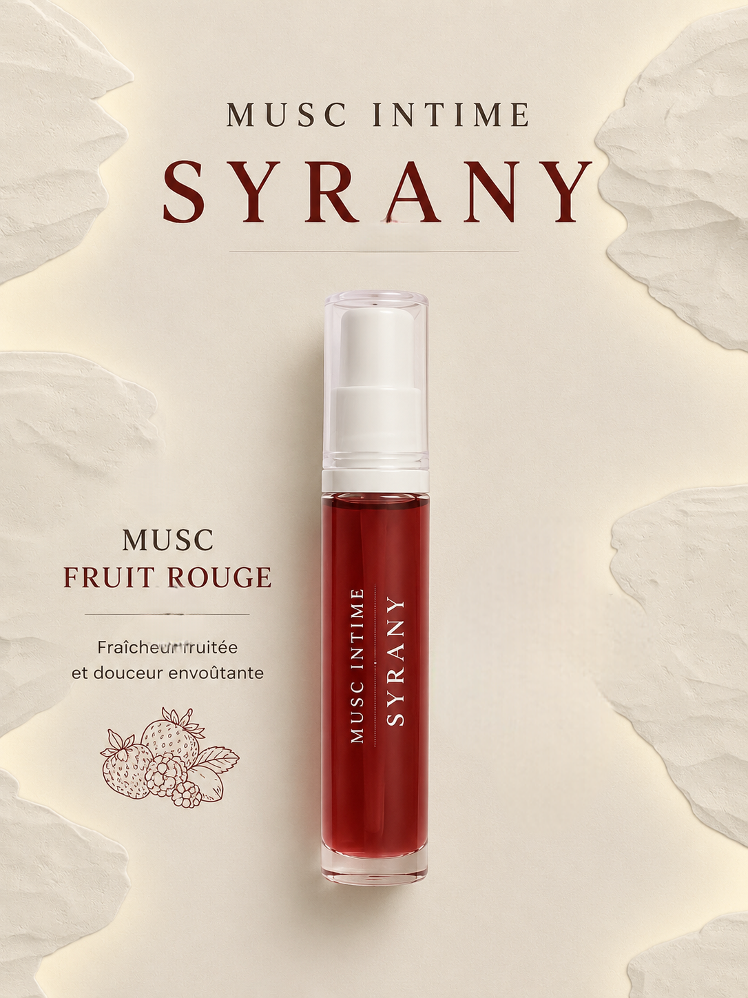 Musc intime fruit rouges